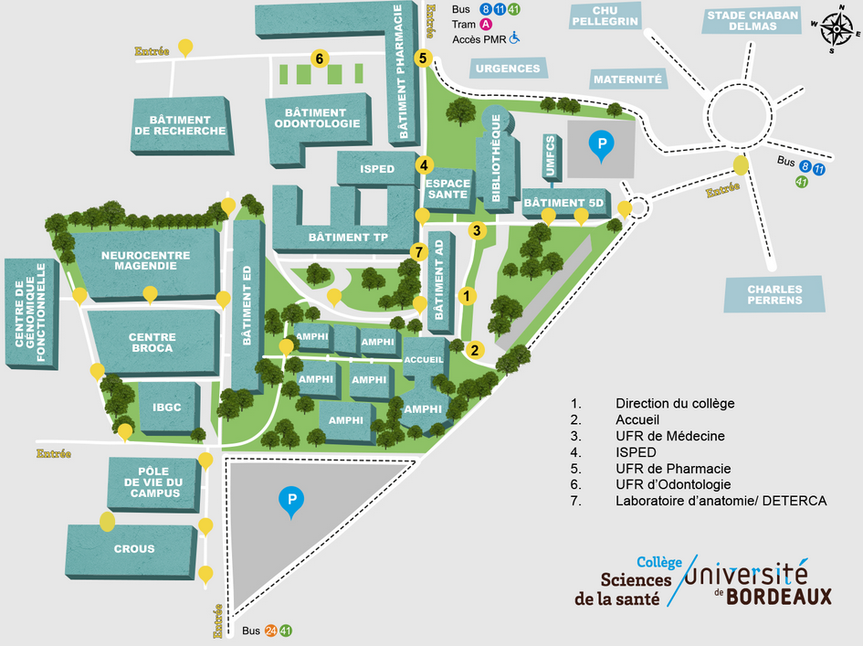 Plan campus carreire