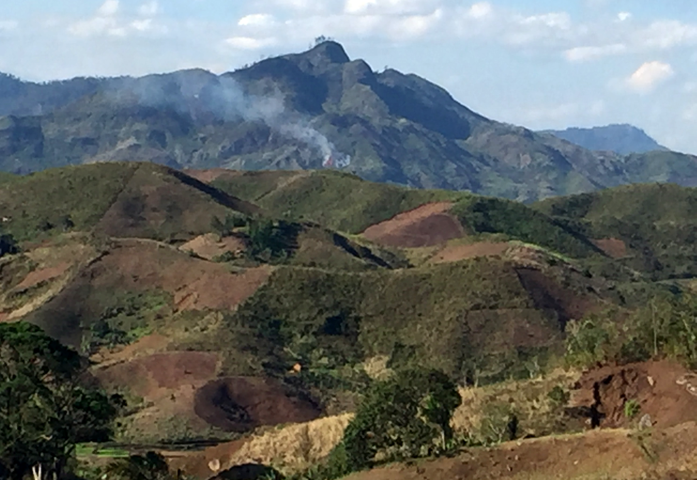 Paysage agraire tanala, commune de Kelilalina, produit de la déforestation