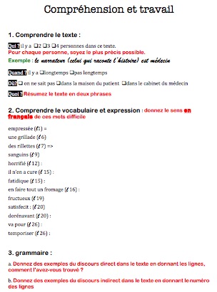 vue globale de l'activité